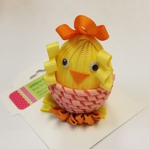 Easter Chick Hair Clip